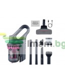 Вертикална прахосмукачка без торба ръчна 3в1 4 HEPA дюзи